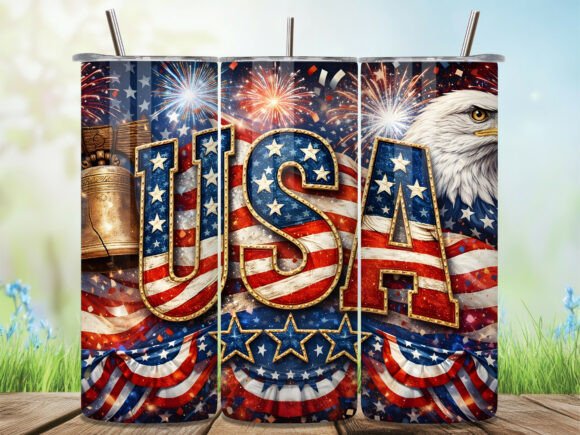 Download USA Patriotic Eagle Fireworks Tumbler - Fireworks tumbler Collection