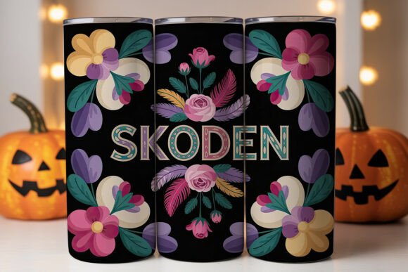 Download Boho Floral Personalized Tumbler Wrap - Personalized tumbler Collection
