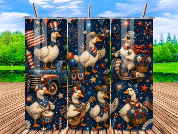 Download 4th of July Patriotic Ducks USA Tumbler - Usa tumbler Collection