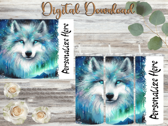 Download Aura Wolf Personalized Tumbler - Personalized tumbler Collection