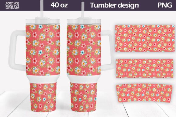 Download Coral Tropical Tumbler Wrap - Tropical tumbler wrap Collection