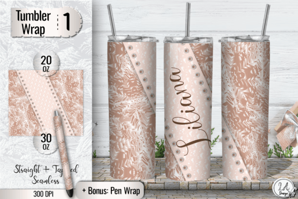 Download Beige Personalized Tumbler Wrap - Personalized tumbler Collection
