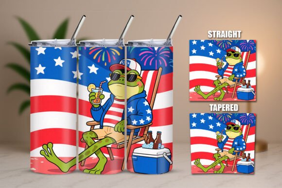 Download USA Frog Fireworks Tumbler Wrap - Fireworks tumbler Collection