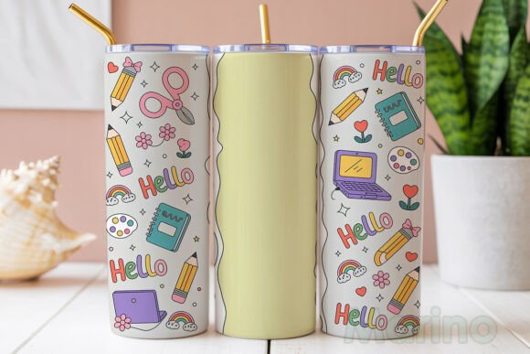 Download School Supplies Personalized Tumbler - Personalized tumbler Collection