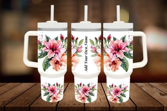 Download Floral 40oz Quencher Tumbler Sublimation - Tumbler sublimation Collection