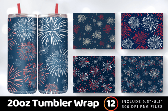 Download 4th of July Fireworks Tumbler Wrap - Fireworks tumbler Collection