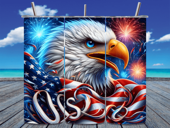 Download Eagle American Flag Fireworks Tumbler - Fireworks tumbler Collection